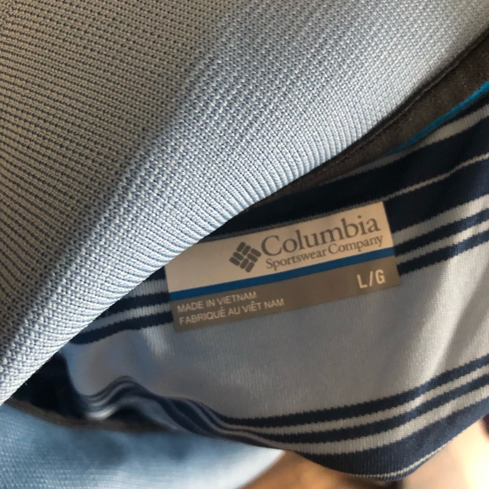 Columbia Collared Striped Golf Polo - Picture 8 of 9